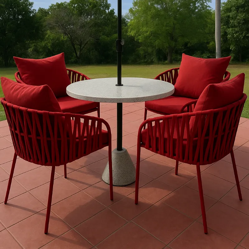 Conjunto de exterior Rojo 