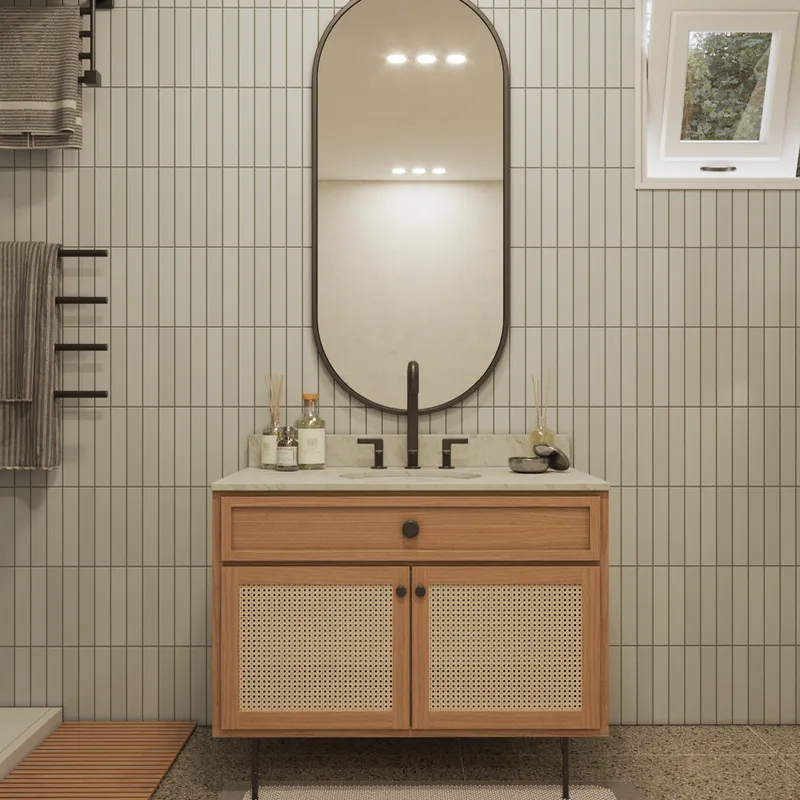 Mueble encimera para baño 