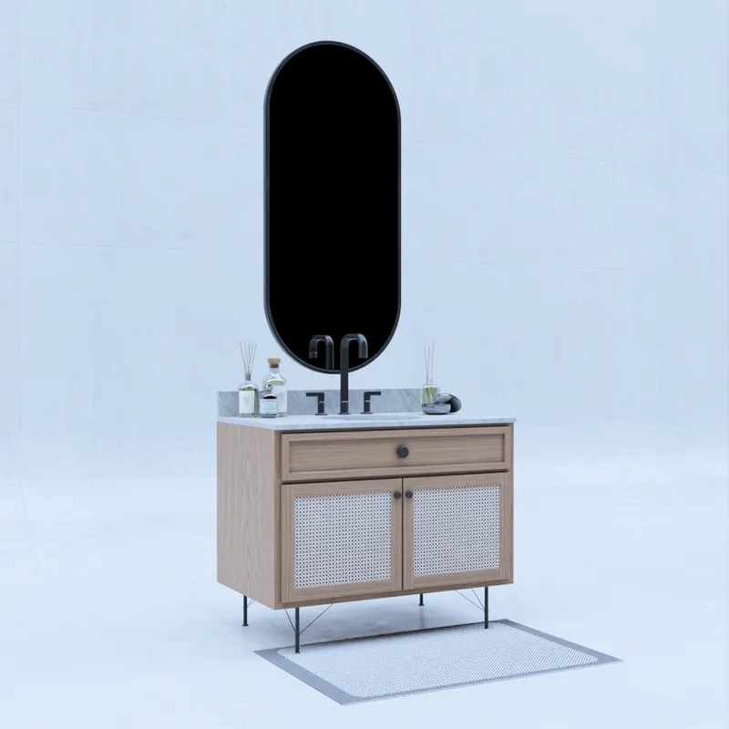 Mueble encimera para baño 