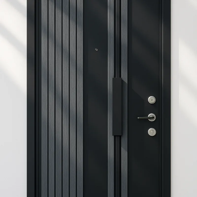 Puerta principal con WPC