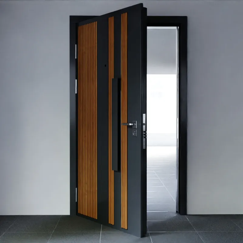 Puerta principal - Metal y Madera - 