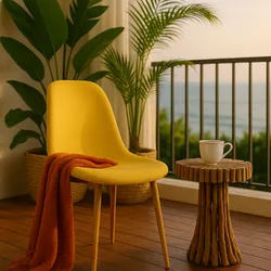 Silla de lino ELVA
