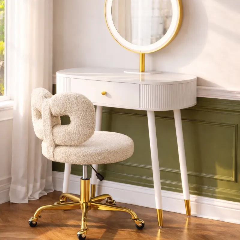 Silla Giratoria Bouclé