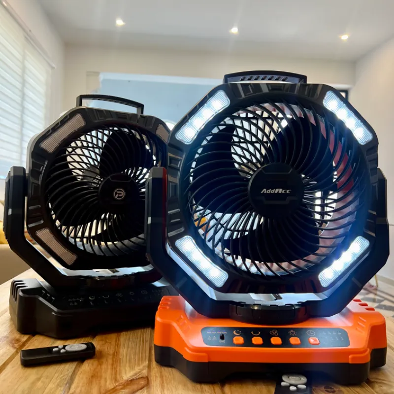 Ventilador/Lampara (batería d’ litio) (puerto usb)