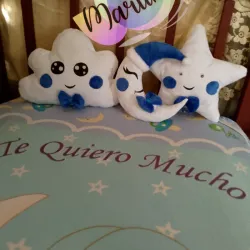 Conjunto de 3 cojines decorativos