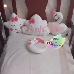 Conjunto de 4 cojines decorativos