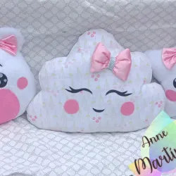 Conjunto de tres cojines decorativos