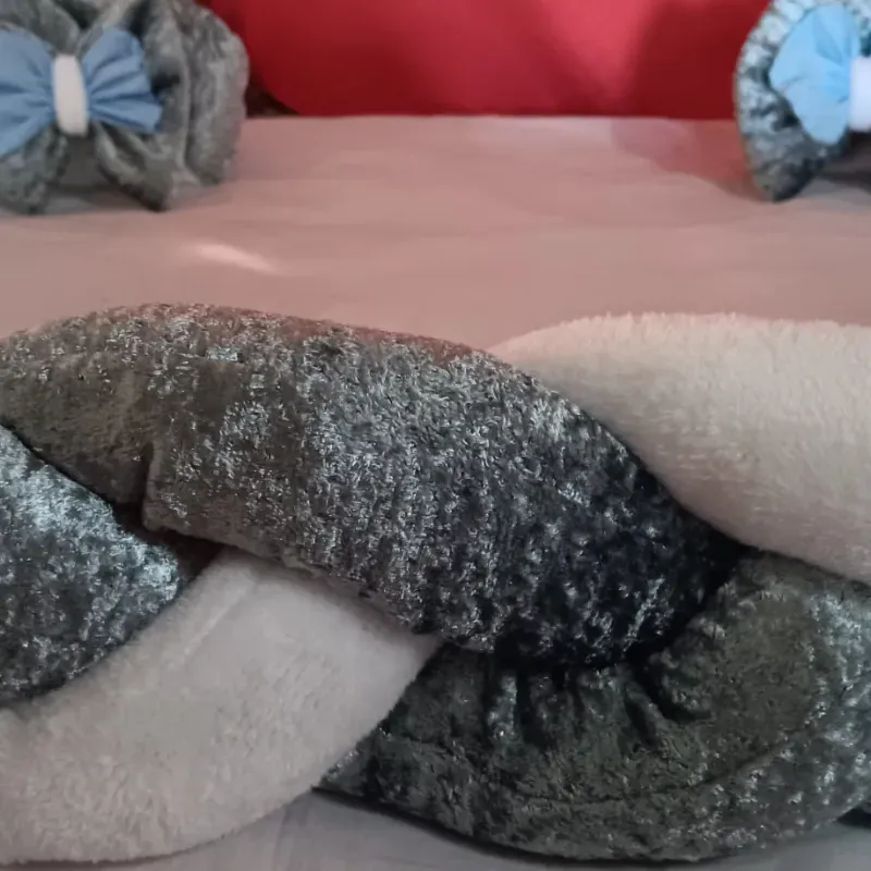 Protector trenzado para cuna