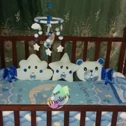 Set decorativo para cuna 