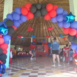 Decoración  con globlos 
