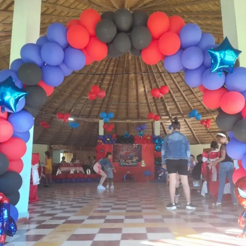 Decoración  con globlos 