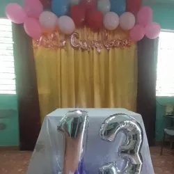 Decoracion  de 13 años 