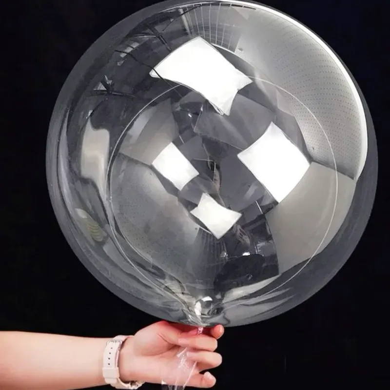 Globo burbuja  con 2 globos dentro 