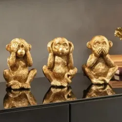 Conjunto d 3 monos no veo no oigo no hablo