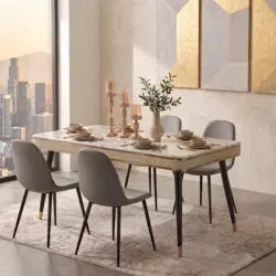 Mesa de 4 sillas