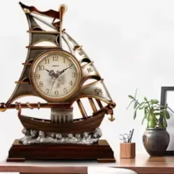 Reloj de mesa barco
