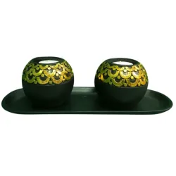 Set d candelabros o porta velas