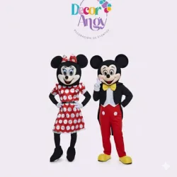 MASCOTA MINNIE Y MICKEY