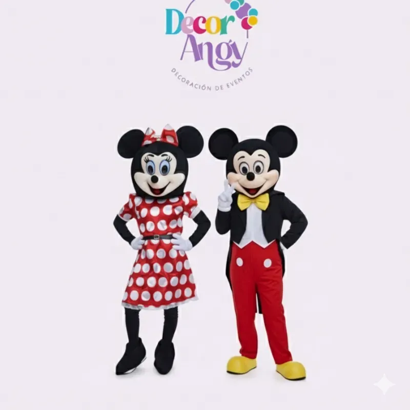 MASCOTA MINNIE Y MICKEY