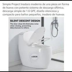 Inodoro de una pieza