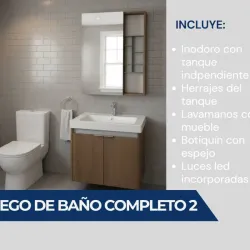 Juego de baño completo