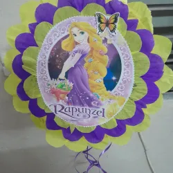 Piñata  pequeña de Rapuncel