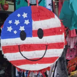 Piñata mediana bandera Américana