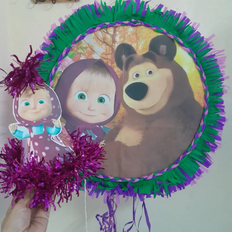 Piñatica masha y oso