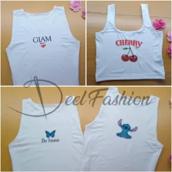 Blusa blanca personalizada