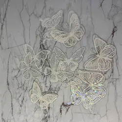 Mariposas blancas (tornasoladas)