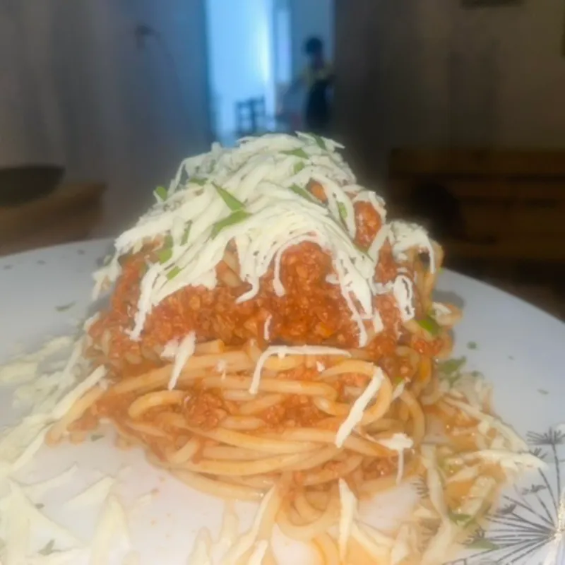 Spaghetti boloñesa 