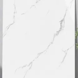 Azulejo de porcelanato vidriado pulido con brillo 60*60cm Blanco