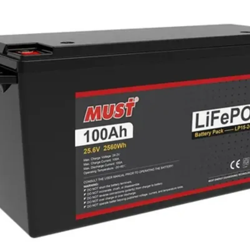 Batería LiFePO₄ 25.6V 100Ah – LP15-24100