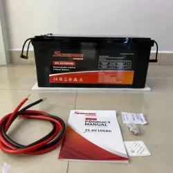 Batería sunshine power lpepo4 25.6v/100ah -2.56 kwh