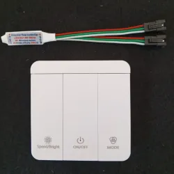 Controlador digital para tiras de LED con efecto de agua corriente