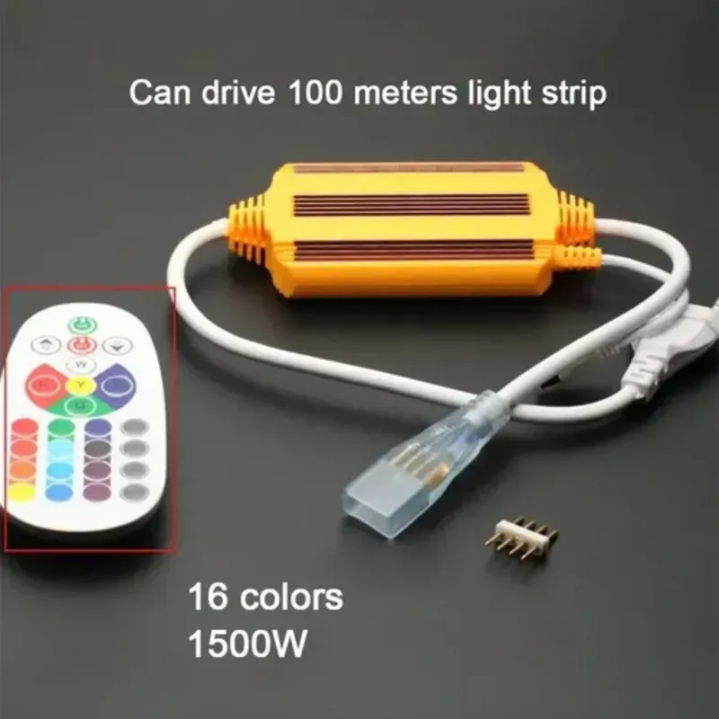 Controlador rectificador de alta capacidad 110v (puede alimentar hasta 50 m continuo de tira LED