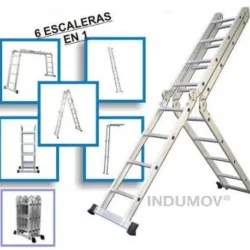 Escaleras aluminio multipropósito 4x4 