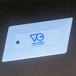 Espátula para cristal