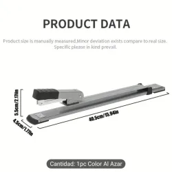 Grapadora de Brazo Largo para Libros y Revistas