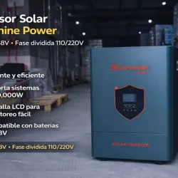 Inversor solar sunshine power 10 kw -48v.fase dividida 110/220v