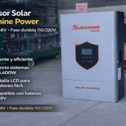 Inversor solar sunshine power 6.4 kw -48v.fase dividida 110/220v