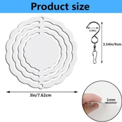 Molinillo de viento en blanco