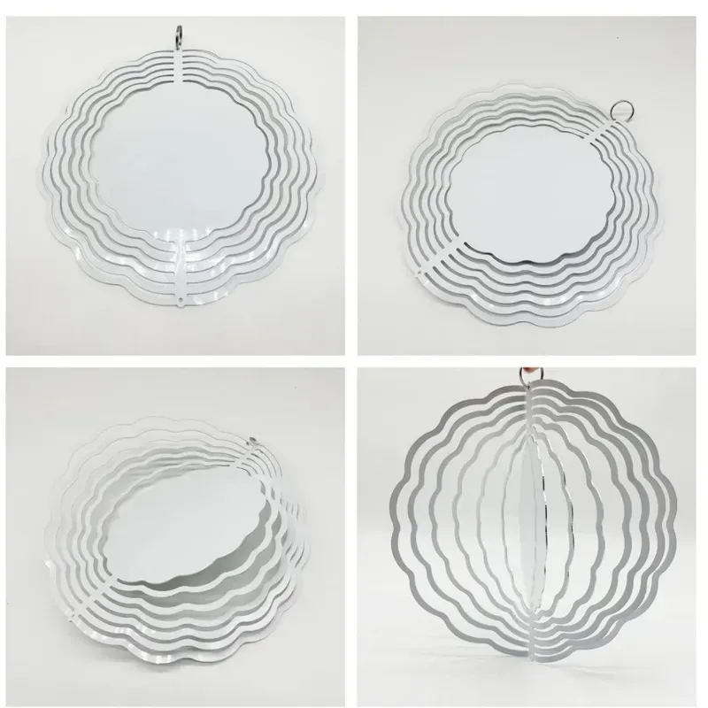 Molinillo de viento en blanco