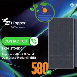 Paneles solares bifaciales 580w