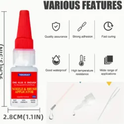 Pegamento Multiusos con Aplicador y Cuentagotas