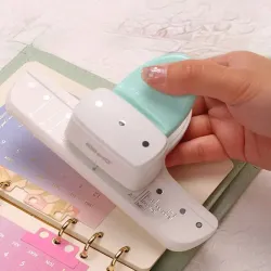 Perforadora manual ABS de 3 orificios para encuadernadora