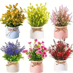 Plantas artificiales en Macetas