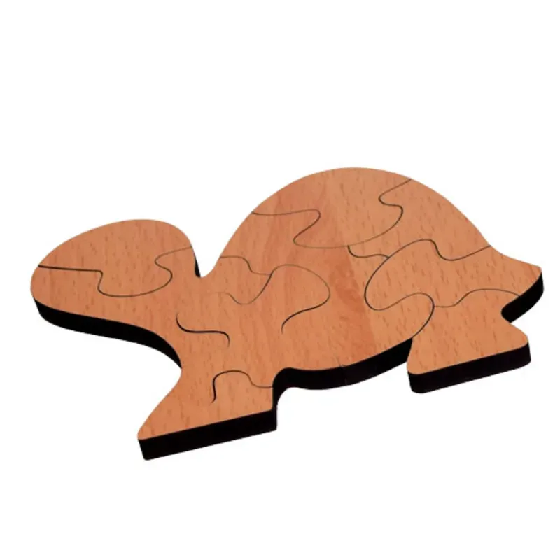  Puzzle tortuga en madera.