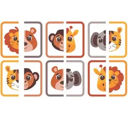 Rompecabeza animales en pvc