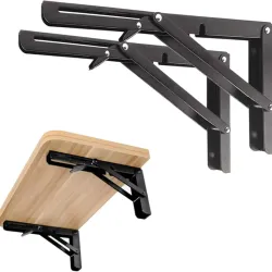 Soportes de Estante Plegables de Acero Inoxidable de Alta Resistencia -